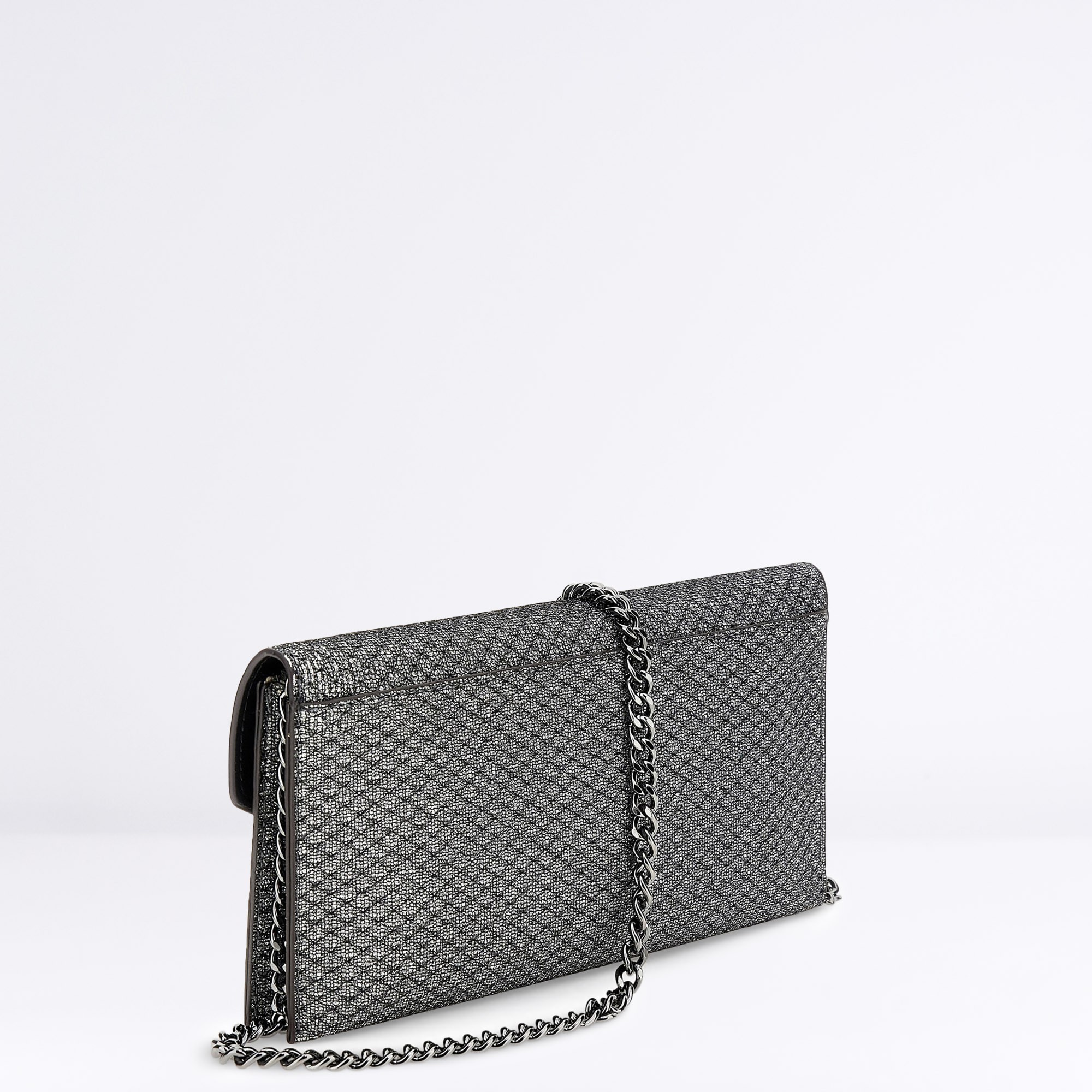 Borsa Clutch lurex Col. Argento GUESS - RICCI SHOP