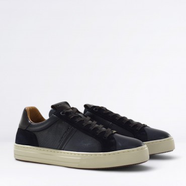 Sneaker in Pelle Col. Blu