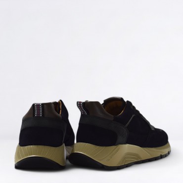 Sneaker in Camoscio Col. Blu