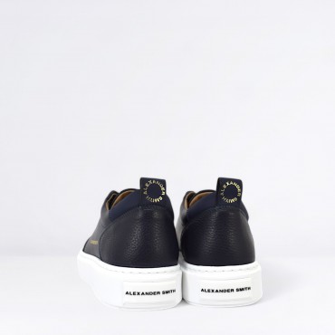 Sneaker Bond in pelle Col. Blu