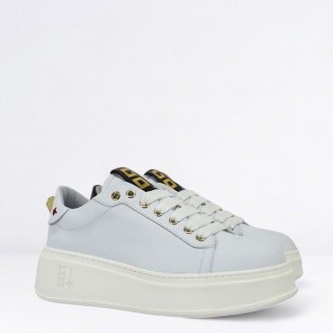 Sneaker in Pelle Col. Bianco