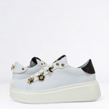 Sneaker in Pelle Col. Bianco