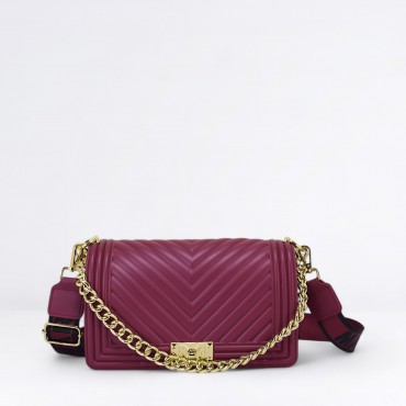 Borsa Flat M Col. Cherry gold