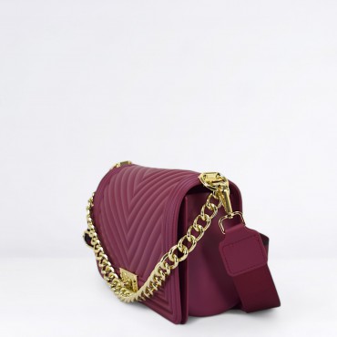 Borsa Flat M Col. Cherry gold