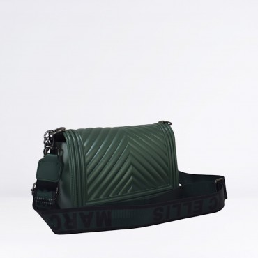 Borsa Flat M Col. Forest green