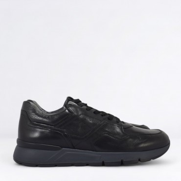 Sneaker in pelle Col. Nero