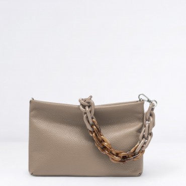 Borsa Brenda in pelle Col. Beige