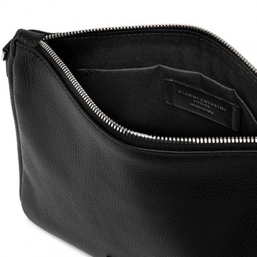 Borsa Nora Pouch in Pelle Col. Nero