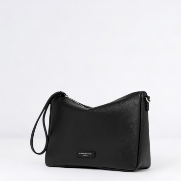 Borsa Nora Pouch in Pelle Col. Nero