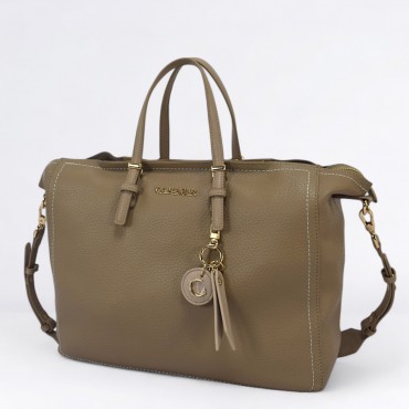 Borsa manici e tracolla Col. Beige