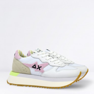 Sneaker Big stargirl spongee logo Col. Bianco