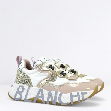 Sneaker Club Col. Bianco Rosa