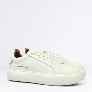 Sneaker Soho in pelle Col. Bianco