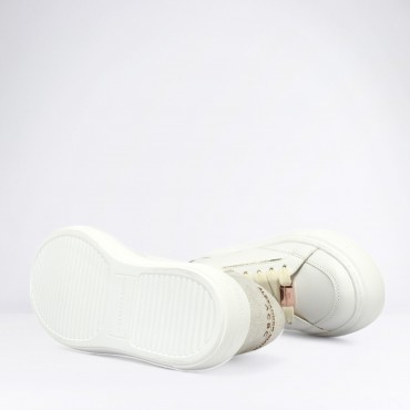 Sneaker Soho in pelle Col. Bianco