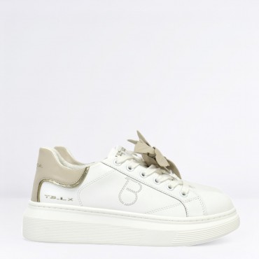 Sneaker fenice in pelle Col. Bianco