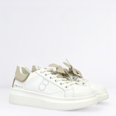 Sneaker fenice in pelle Col. Bianco