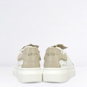 Sneaker fenice in pelle Col. Bianco