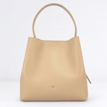 Borsa Candy bucket in Pelle Col. Nude