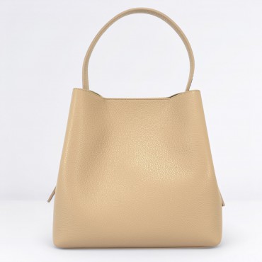 Borsa Candy bucket in Pelle Col. Nude