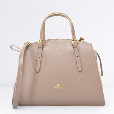 Alice tote bag in pelle Col. Nude