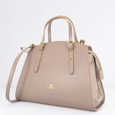 Alice tote bag in pelle Col. Nude