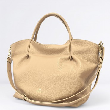 Candy tote bag in pelle Col. Nude